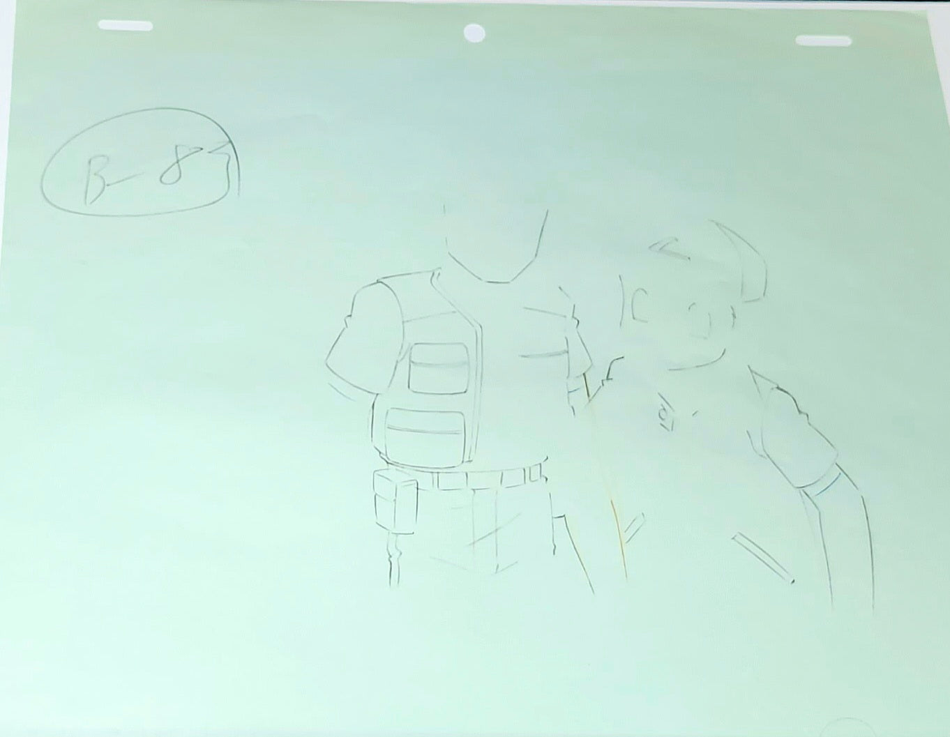 Pokemon: Ash/Satoshi & Brock animation genga 3 pc