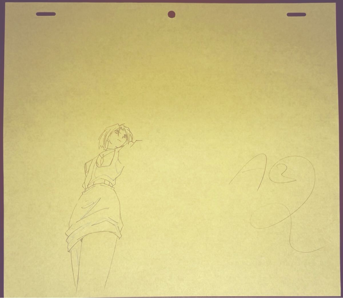 You're Under Arrest: Natsumi Tsujimoto (Home-Run Girl) animation genga lot