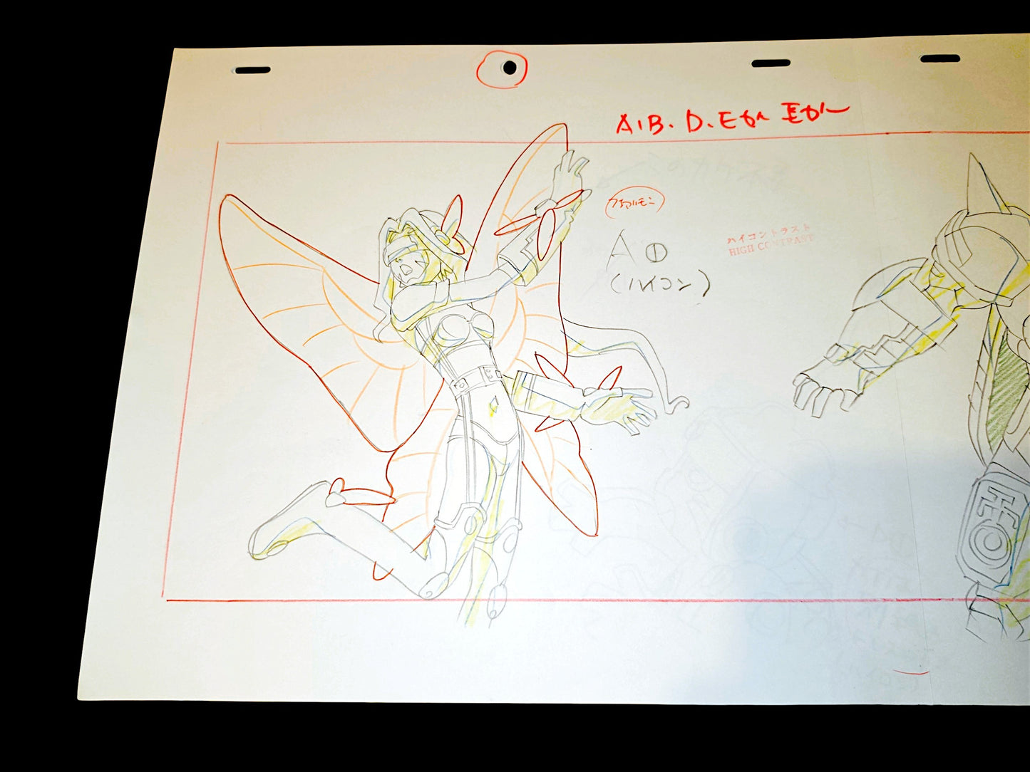 Digimon Frontier: Fairymon & Blitzmon ep 29 animation genga pan