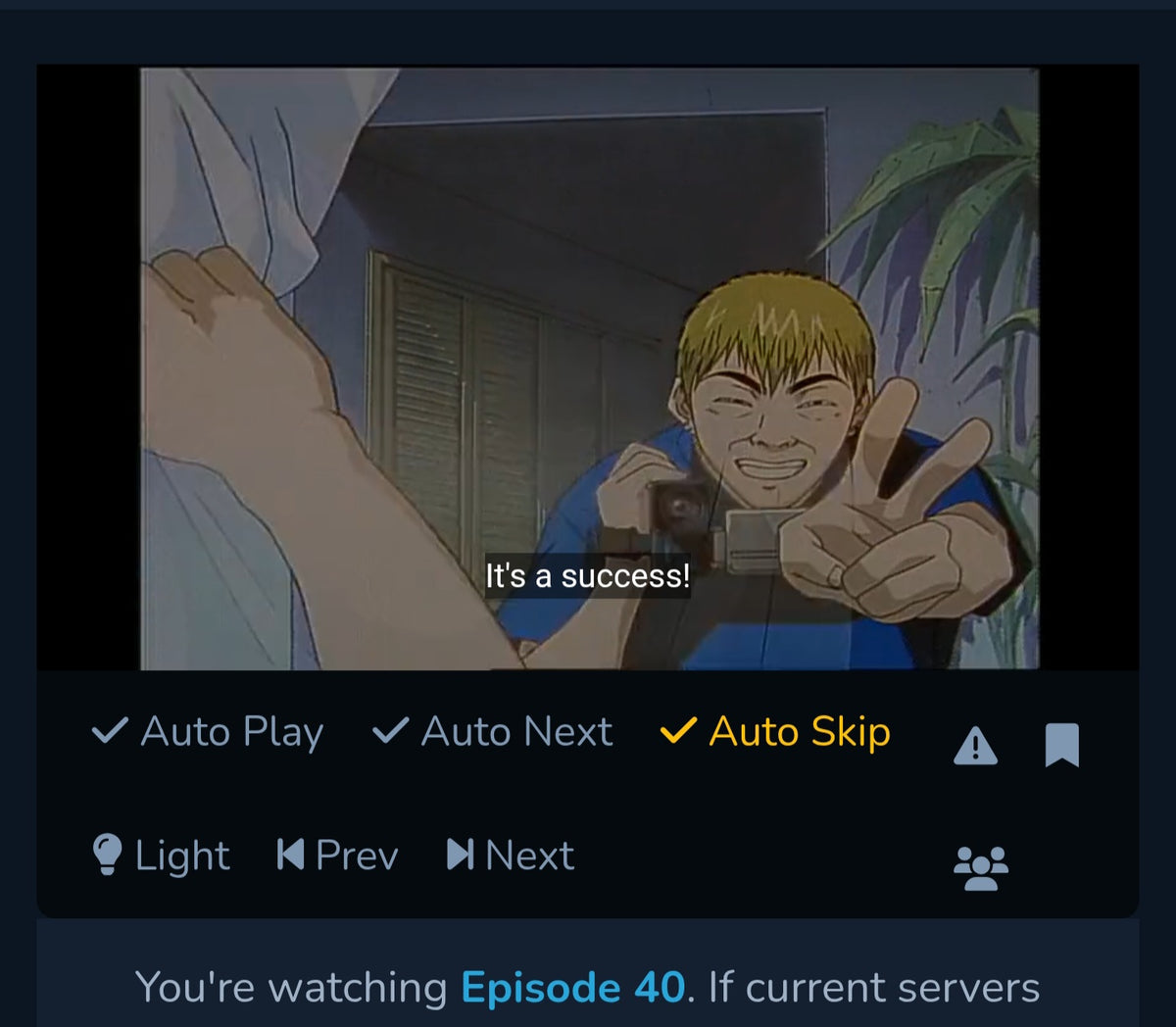 GTO Great Teacher Onizuka: Onizuka Animation Cel