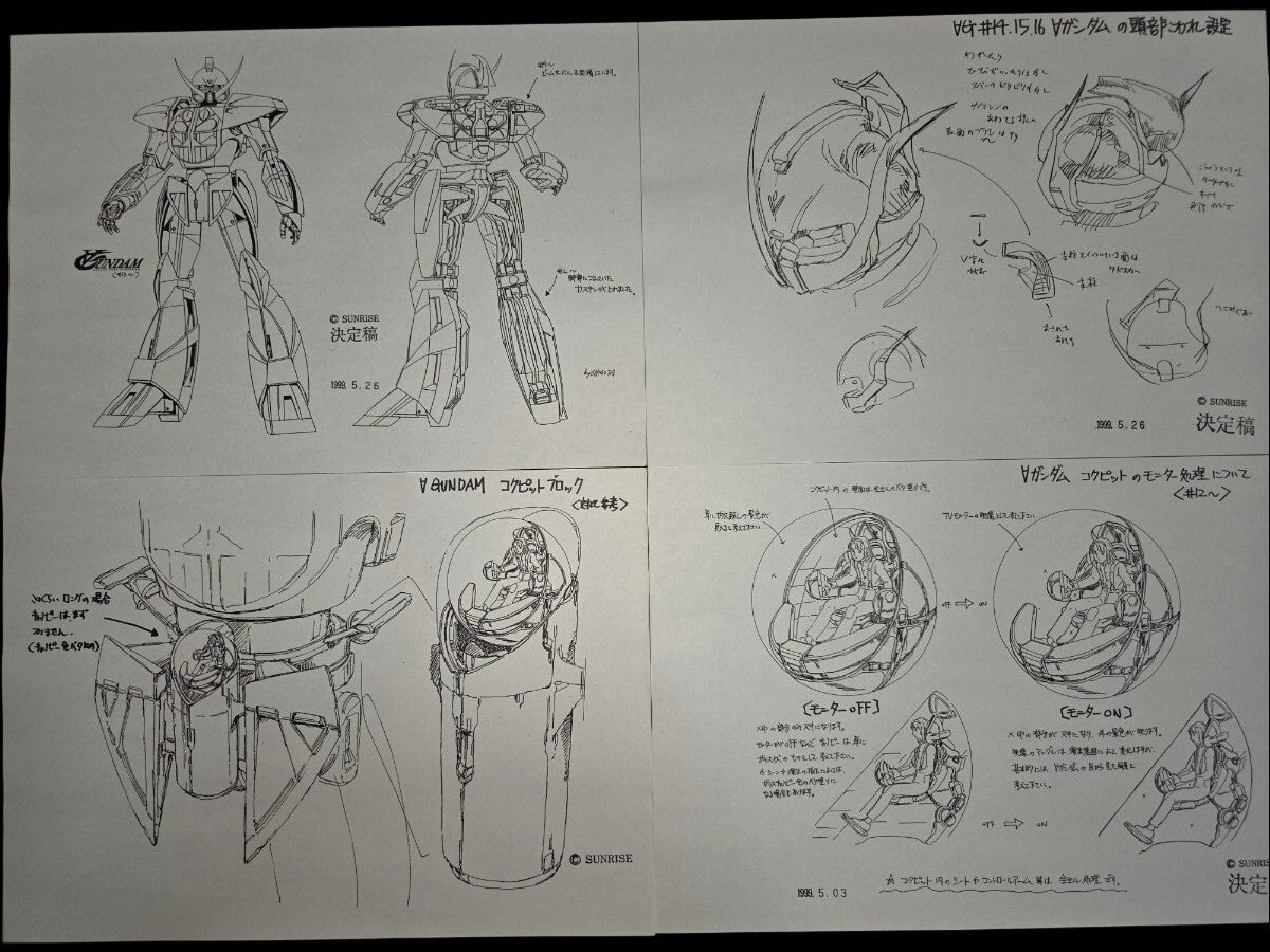 Turn A Gundam: ∀ Gundam Episode 16 Setting Materials