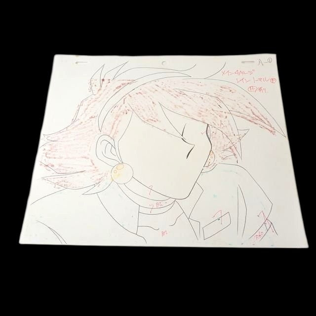 Mobile Fighter G Gundam: Rain Mikamura animation cel + douga