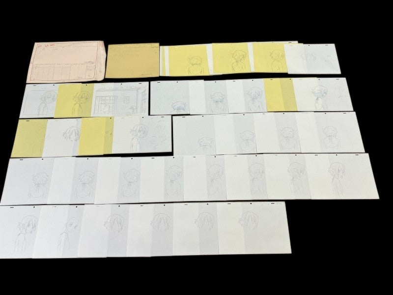 El Cazador de la Bruja (The Hunter of the Witch):  ED Ellis genga + douga + layout lg lot