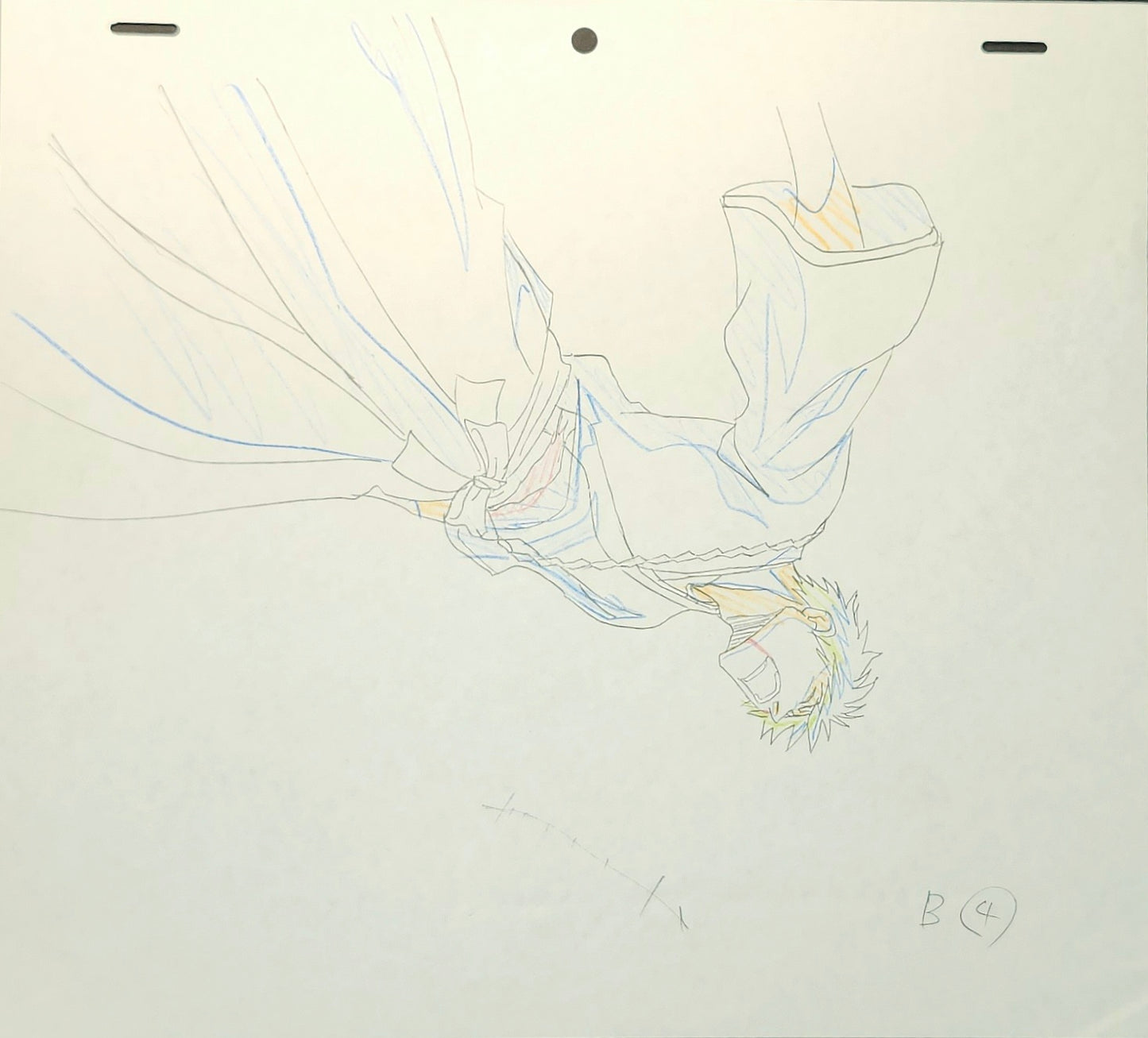 Bleach Ichigo animation genga 6 piece
