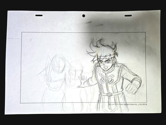 Dragon Quest The Adventure of Dai: Popp animation genga