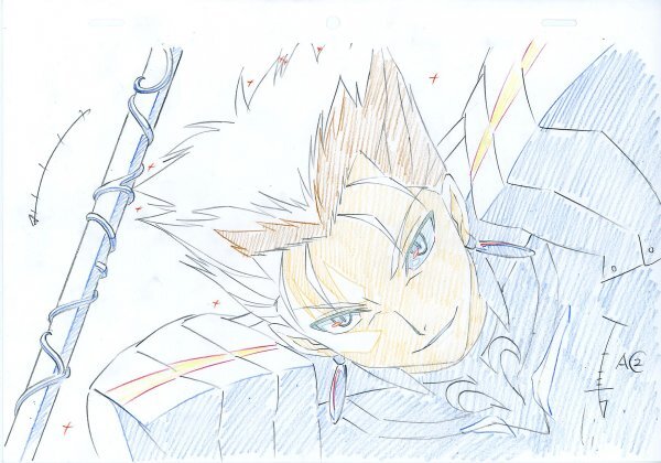 Fate/Stay Night: Lancer animation genga 2 pc
