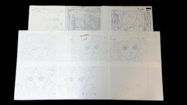 Naruto: Princess Haruna animation lot 40 pc + timesheet & lg envelope