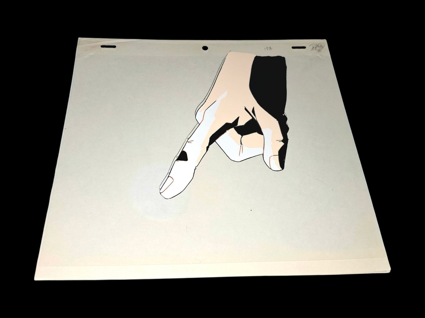 Yu Yu Hakusho: Yusuke Urameshi Spirit Gun animation cel + original background+ douga + layout 13 pc set Yoshihiro Togashi
