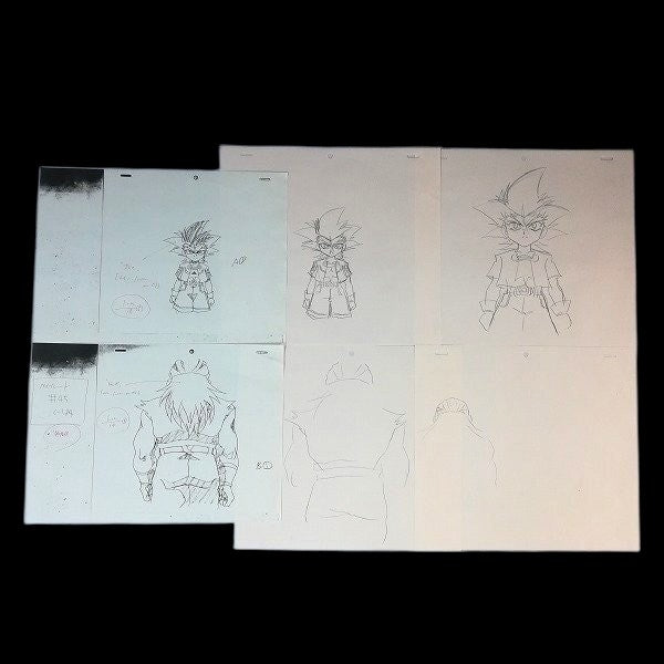 Beyblade VForce: Ozuma & Dunga animation genga/douga huge lot