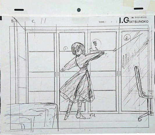 Video Girl AI: Ai Amano animation layout & genga 2 pc