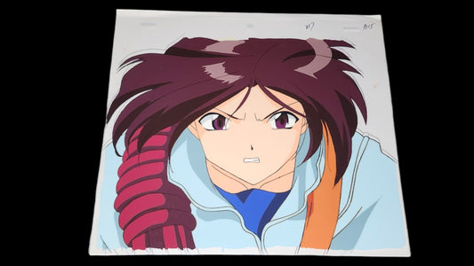You're Under Arrest:  Natsumi Tsujimoto &  Chief Kachou animation cel 3 pc