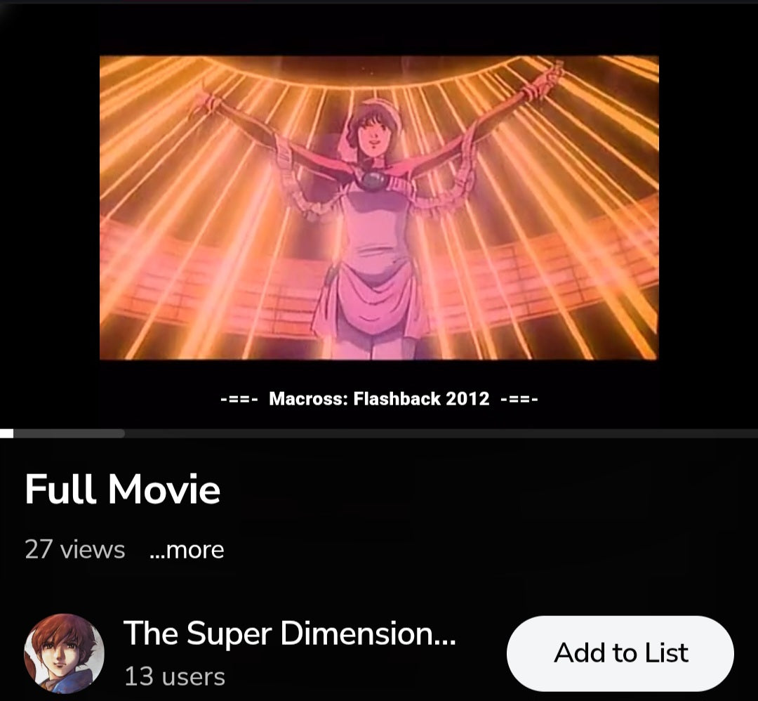 Super Dimension Fortress Macross, OVA: Lynn Minmay animation genga