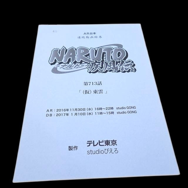Naruto Shippuden: Script #713 ep #493 "Dawn"
