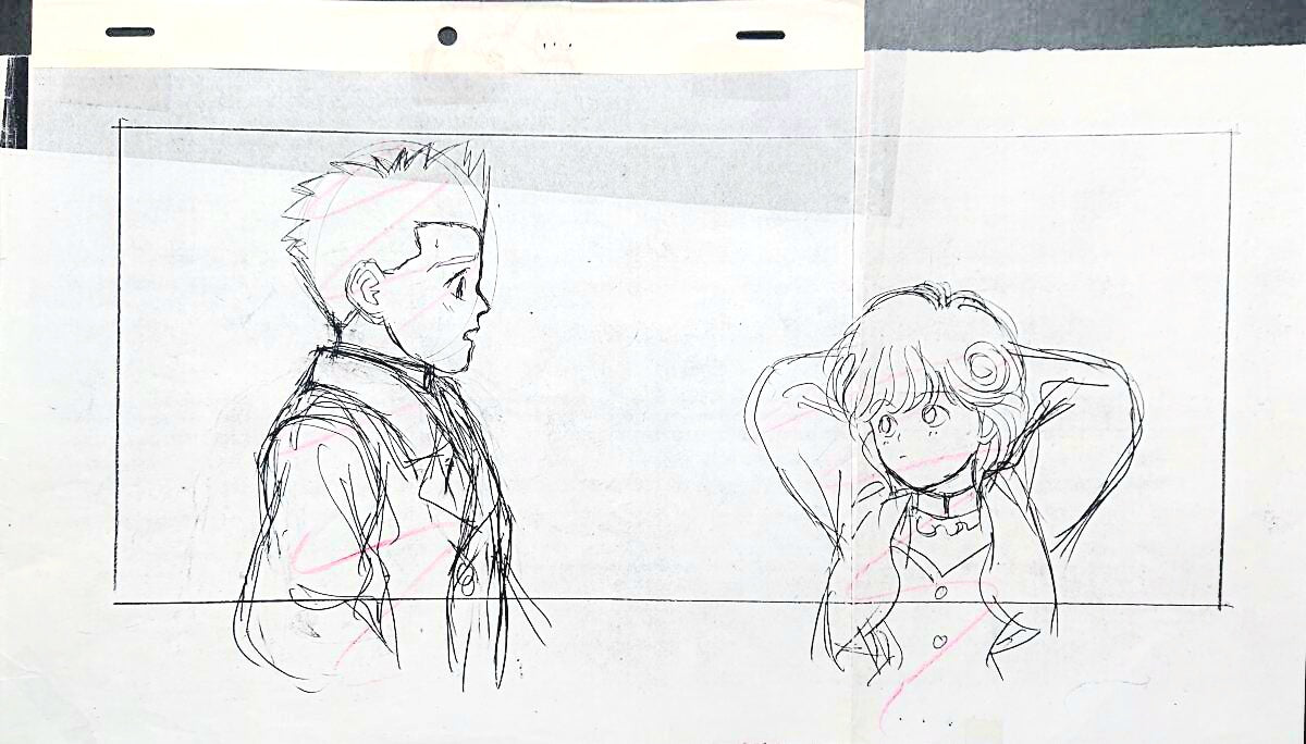 Video Girl AI: Ai Amano & Yota Moteuchi animation layout pan 5 pc
