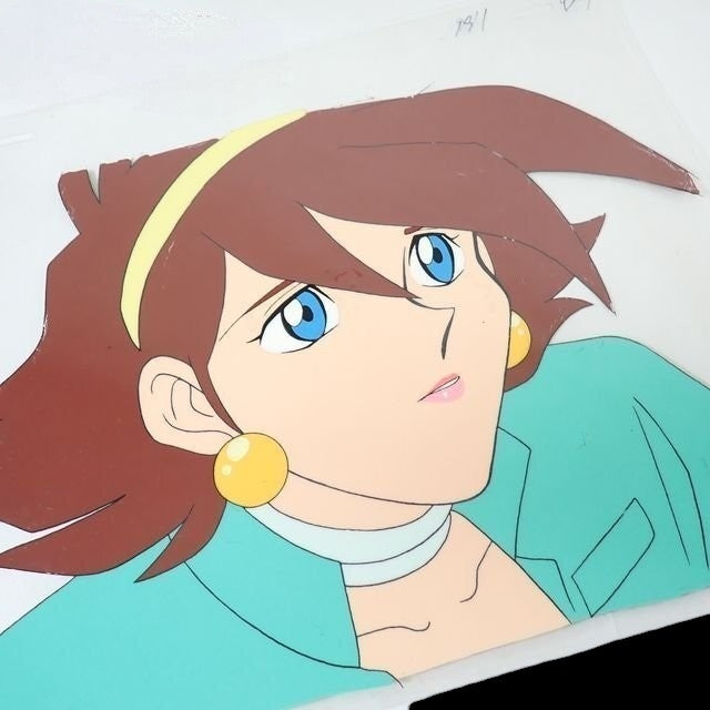 Mobile Fighter G Gundam: Rain Mikamura animation cel + douga