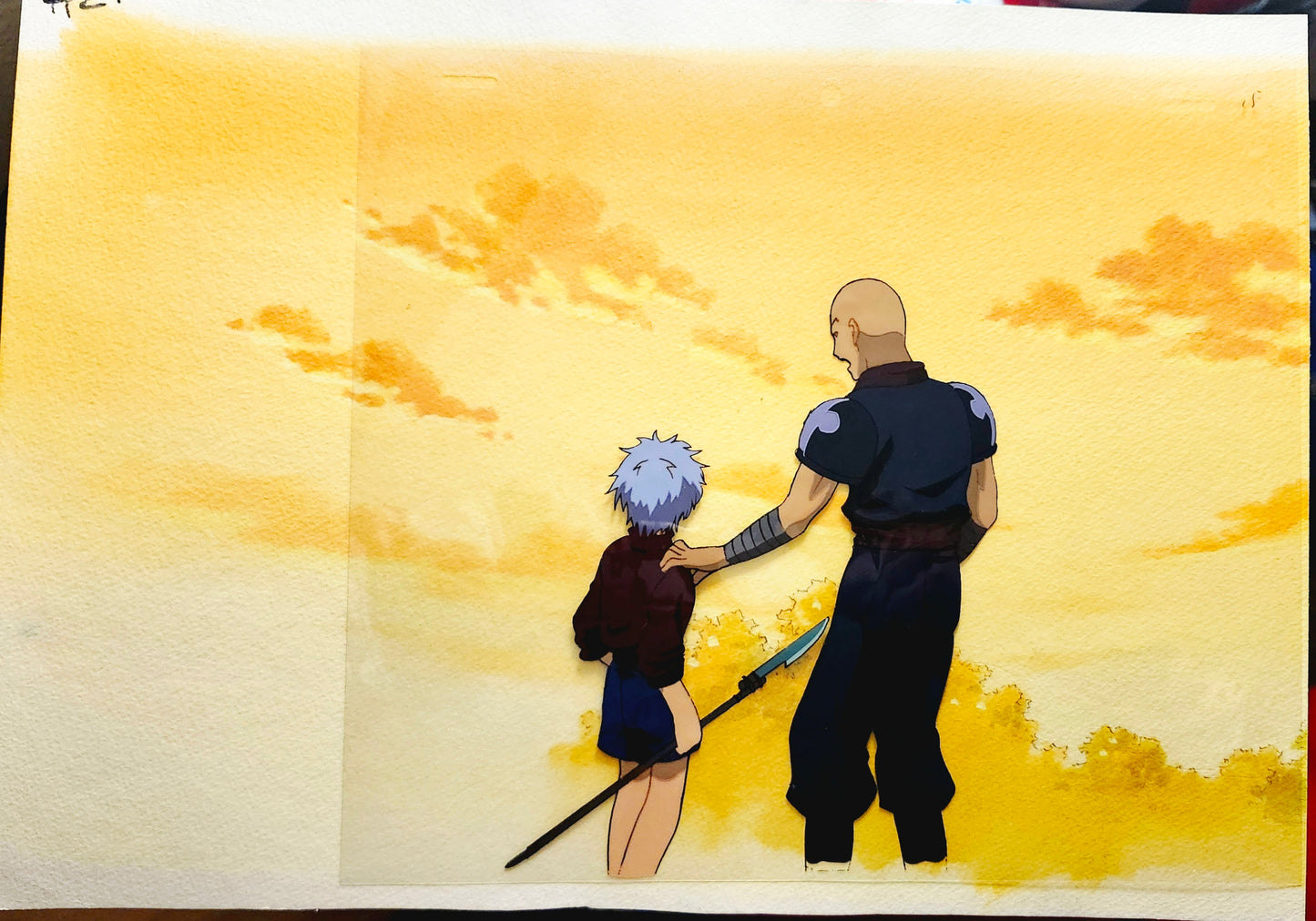 Hunter X Hunter: Killua + Hanzo animation Cel + background