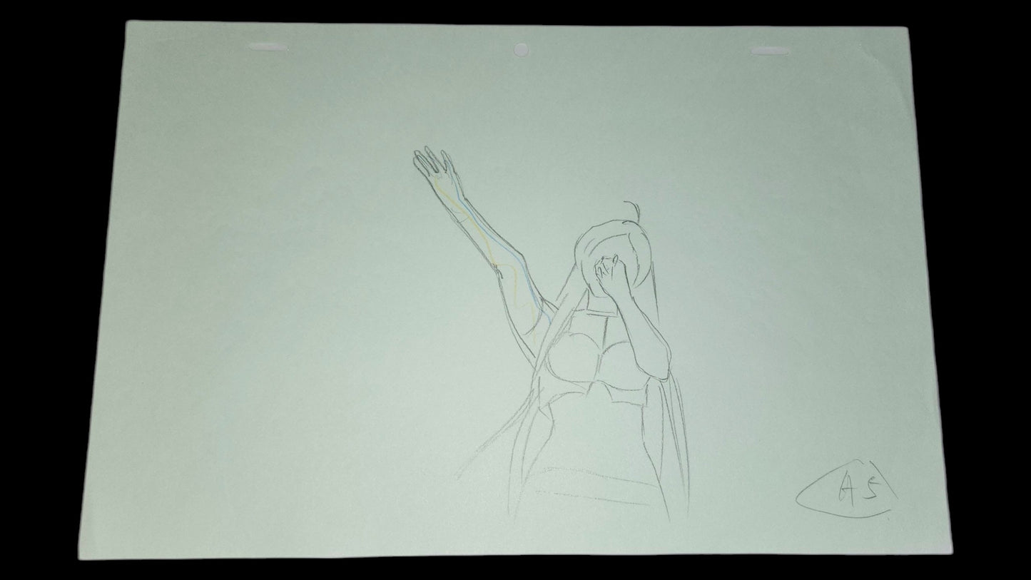 Rosario + Vampire: Opening Moka Akashiya animation OP genga 16 pc lot