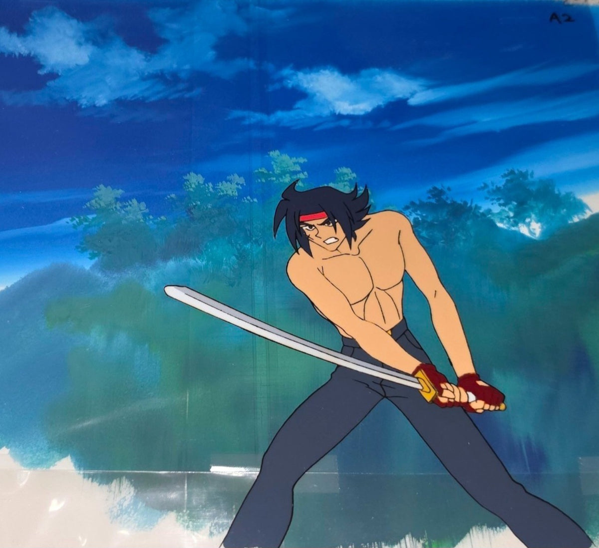 Mobile Fighter G Gundam: Domon Kasshu animation cel