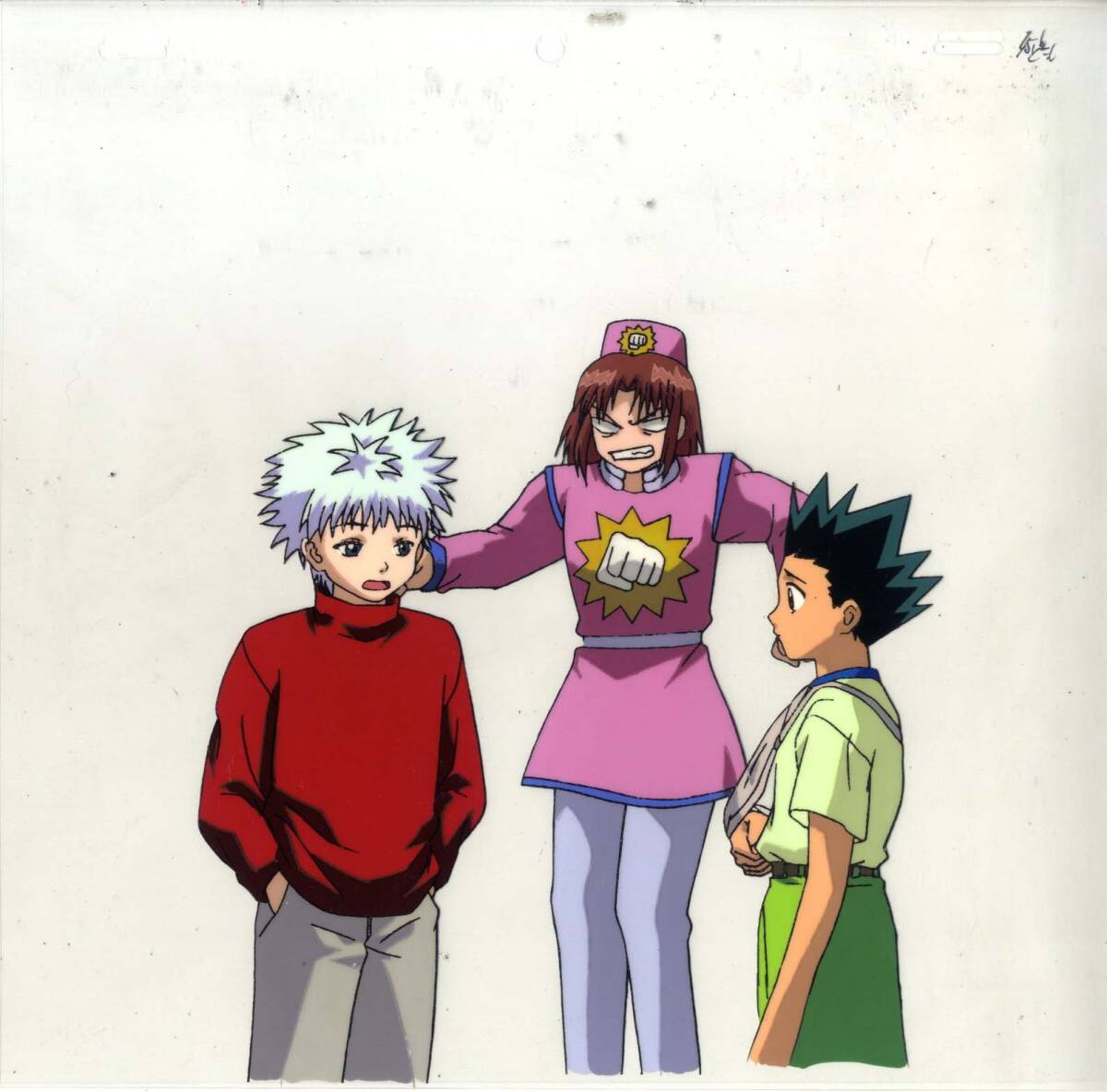 Hunter X Hunter: Killua + Gon  extra large animation Cel + background