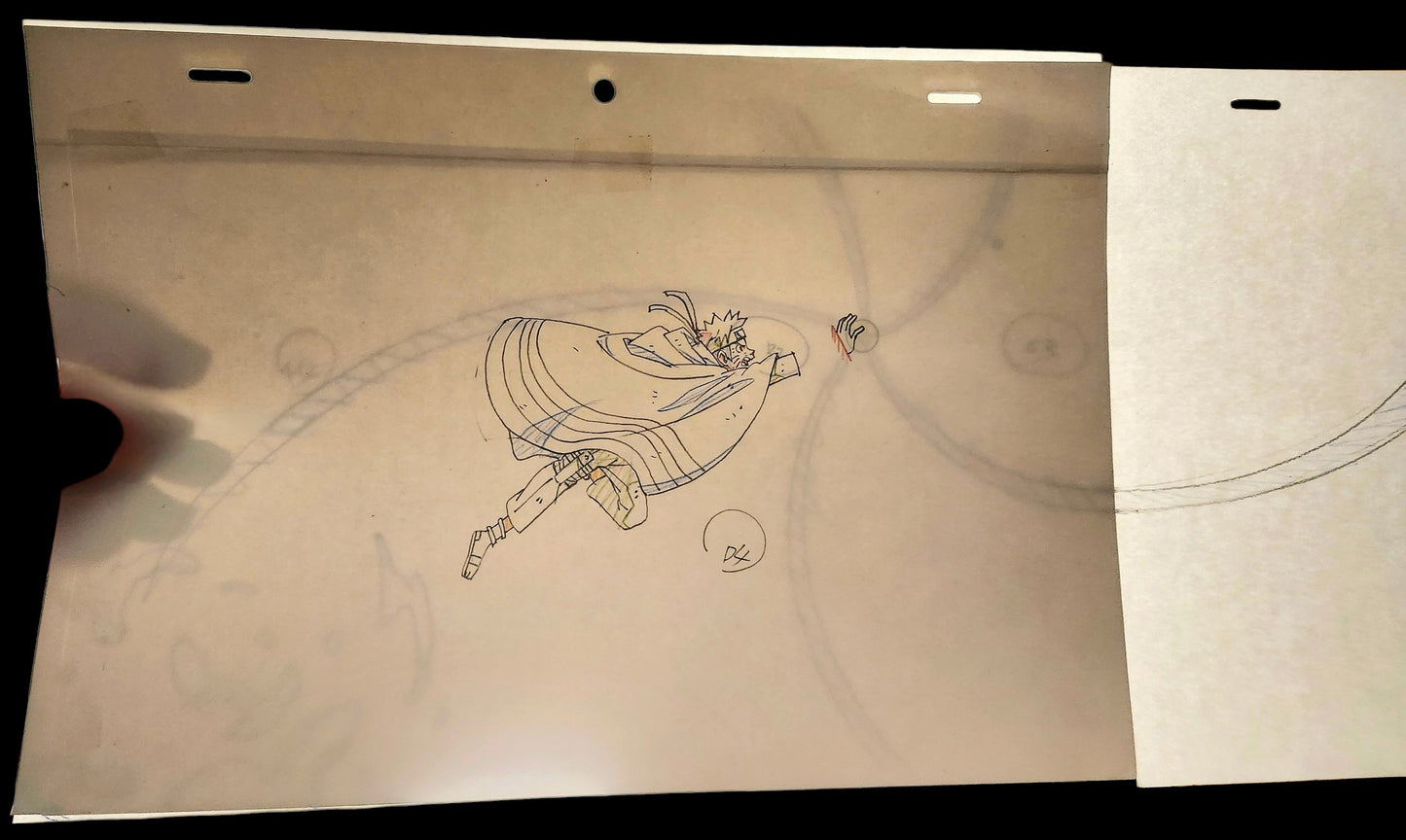 Naruto Shippuden: Naruto's Rasengan vs Tobi animation pan genga full set 31 pc