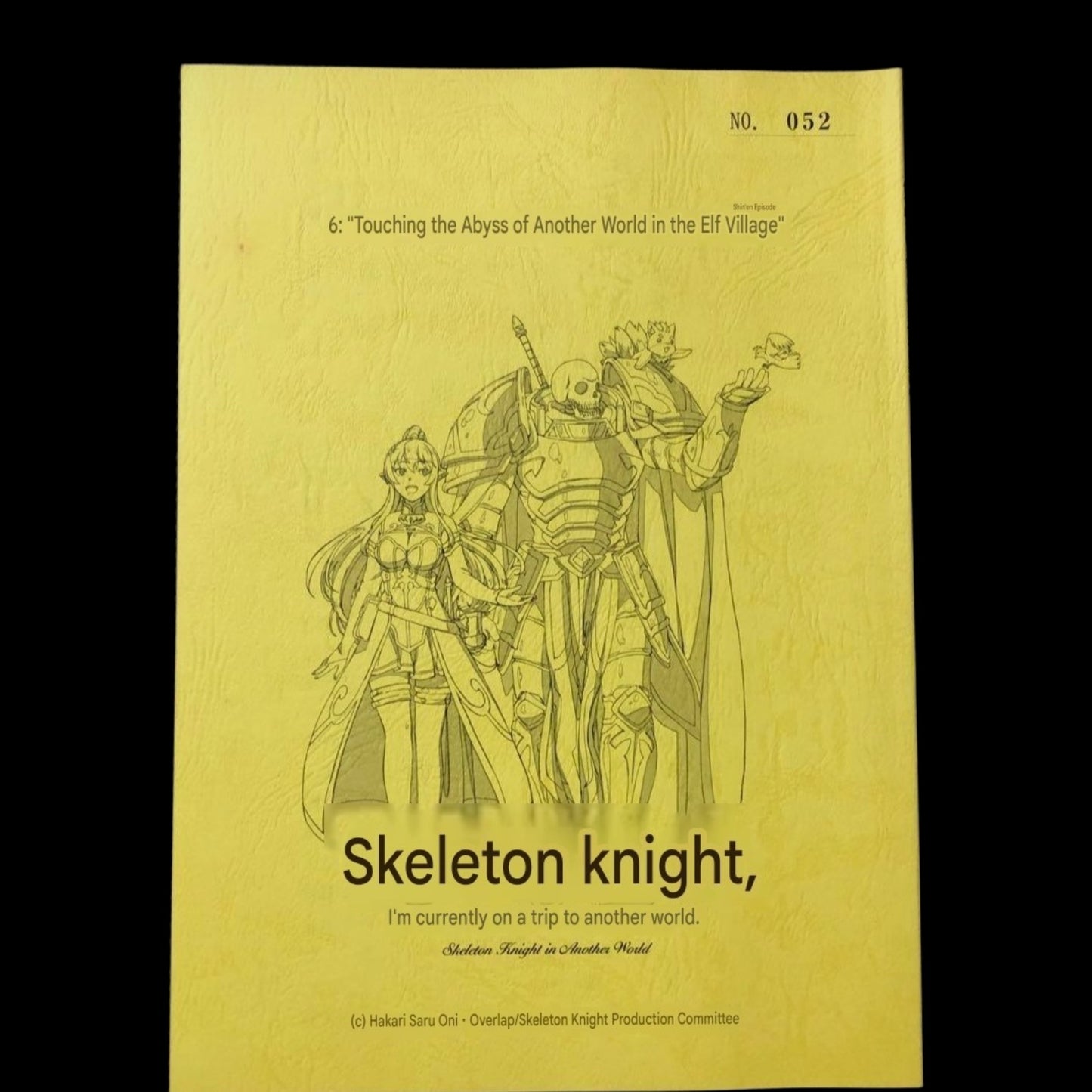 Skeleton Knight: Script ep #6 "learning about the darkness of this world in the elf village"