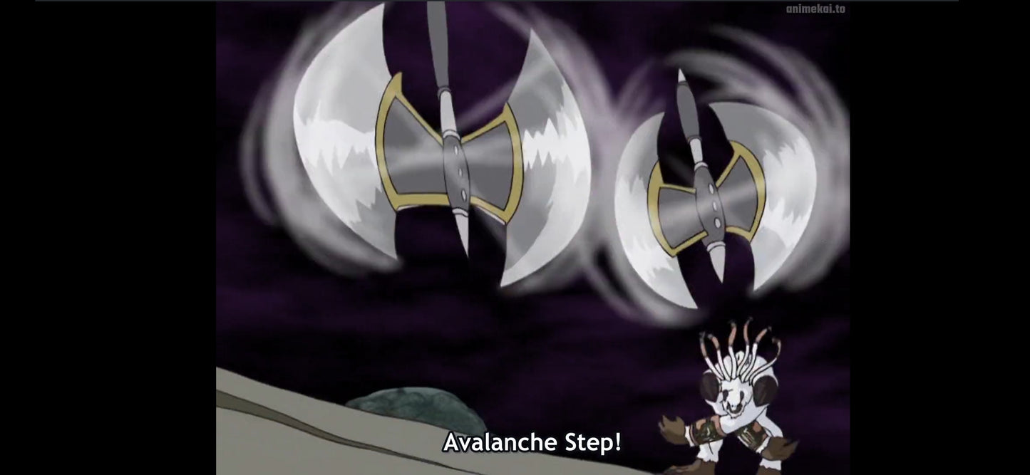 Digimon Frontier: Blizzarmon ep 21 animation genga full set