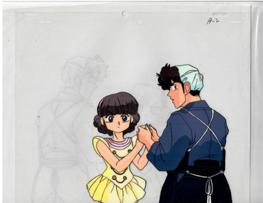 Ranma 1/2 Mariko and Kuno animation cel Rumiko Takahashi