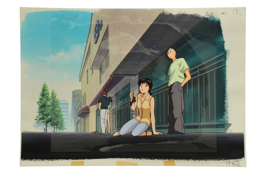 GTO Great Teacher Onizuka: Fuyutsuki Animation Cel + original background