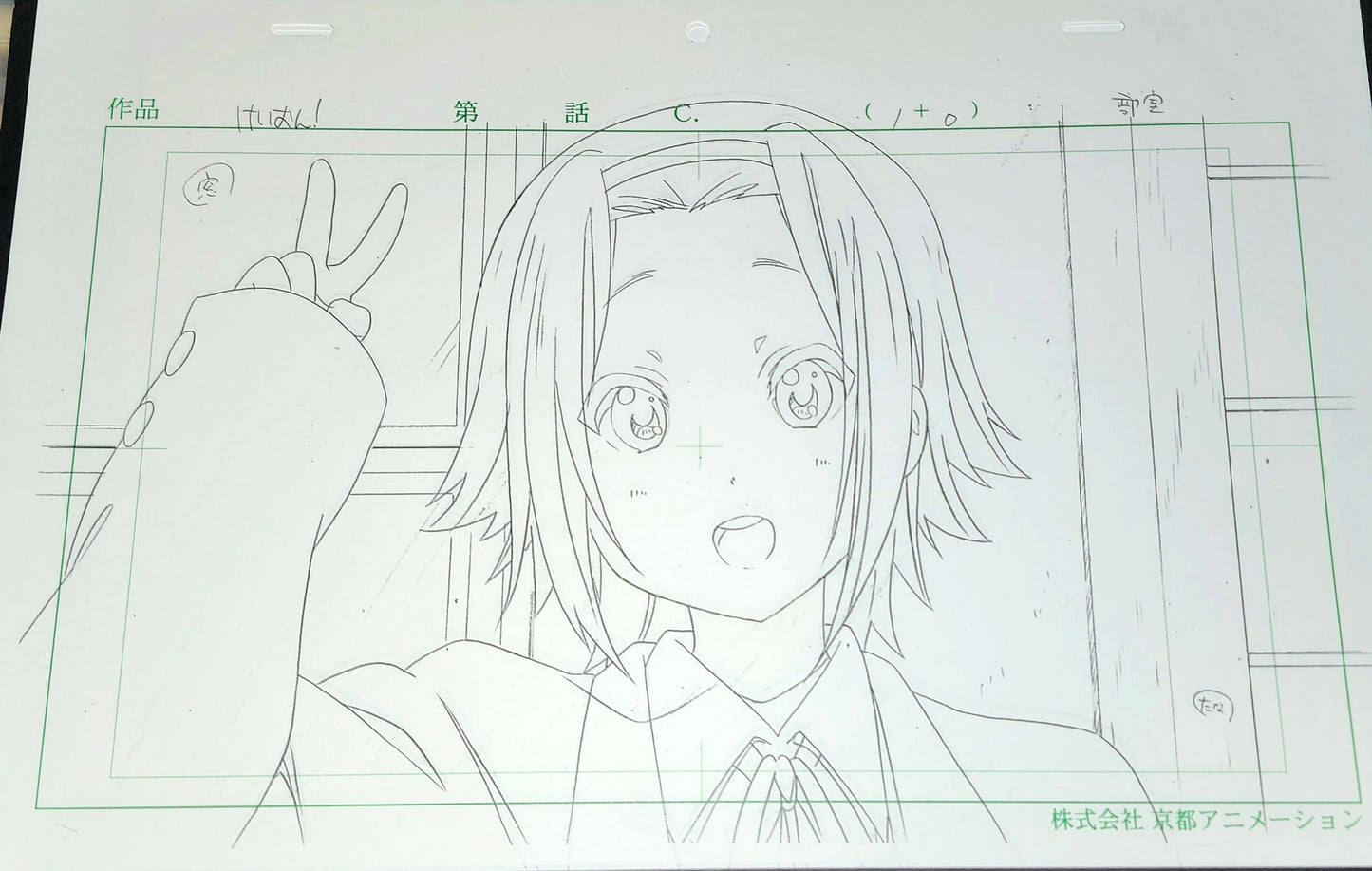 K-on: Ritsu Tainaka animation douga + layout 2 pc