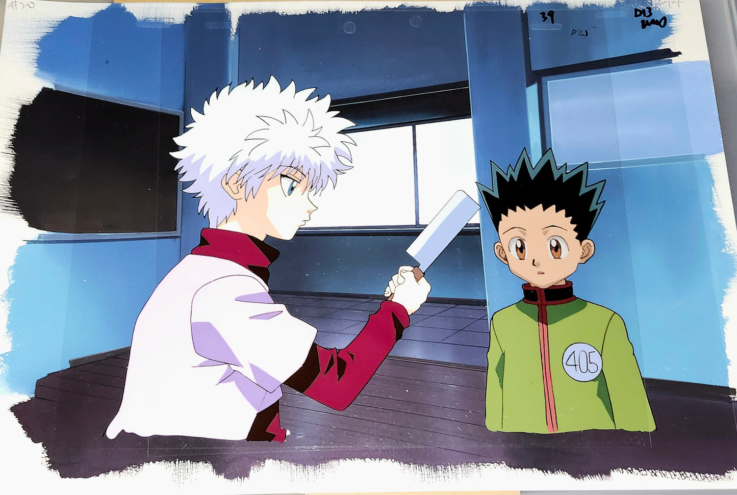 Hunter x Hunter: Killua + Gon animation cel + background 4 pc