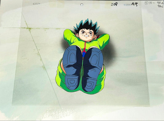 Hunter x Hunter: Gon vs Hisoka animation Cel + background