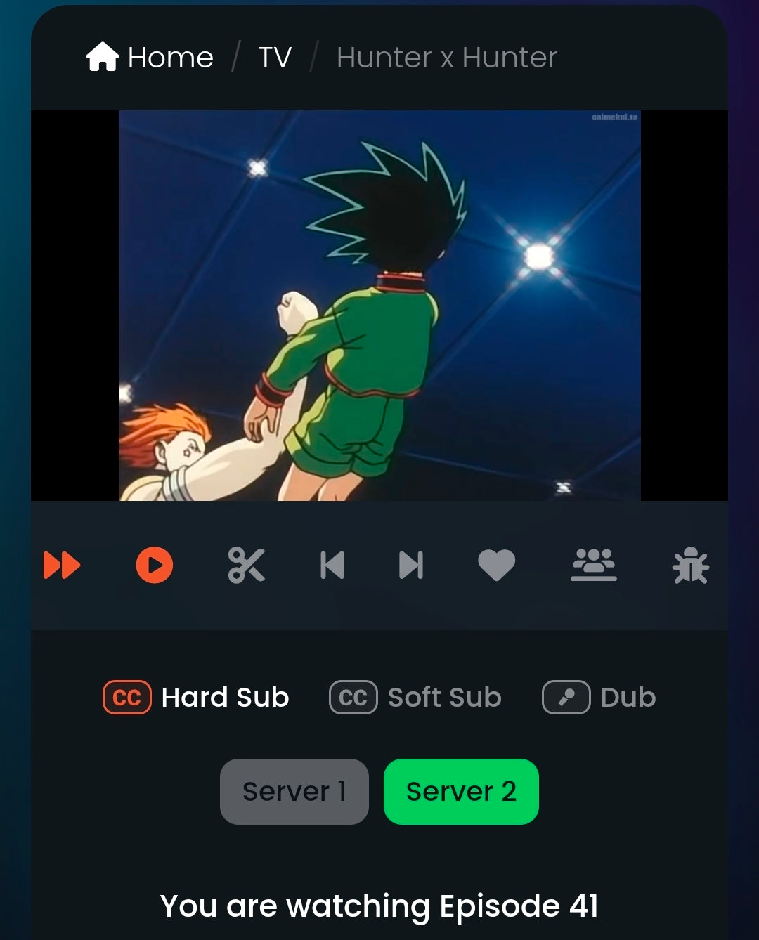 Hunter x Hunter: Hisoka vs Gon  large size animation Cel