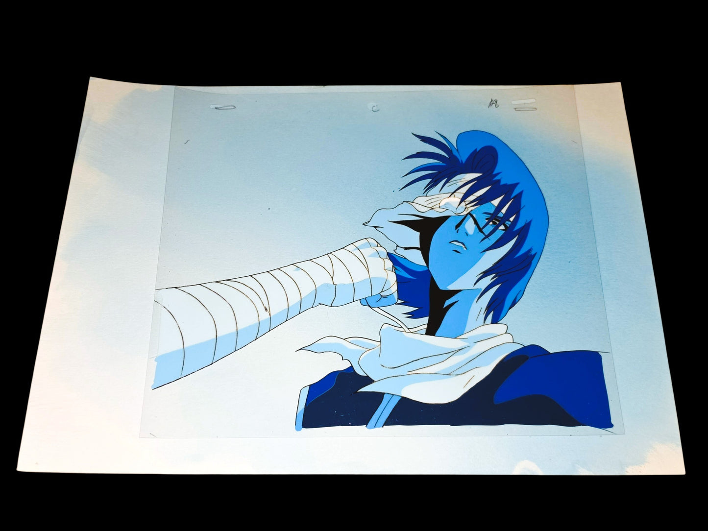 Yu Yu Hakusho: Mukuro vs Hiei animation cel  Yoshihiro Togashi