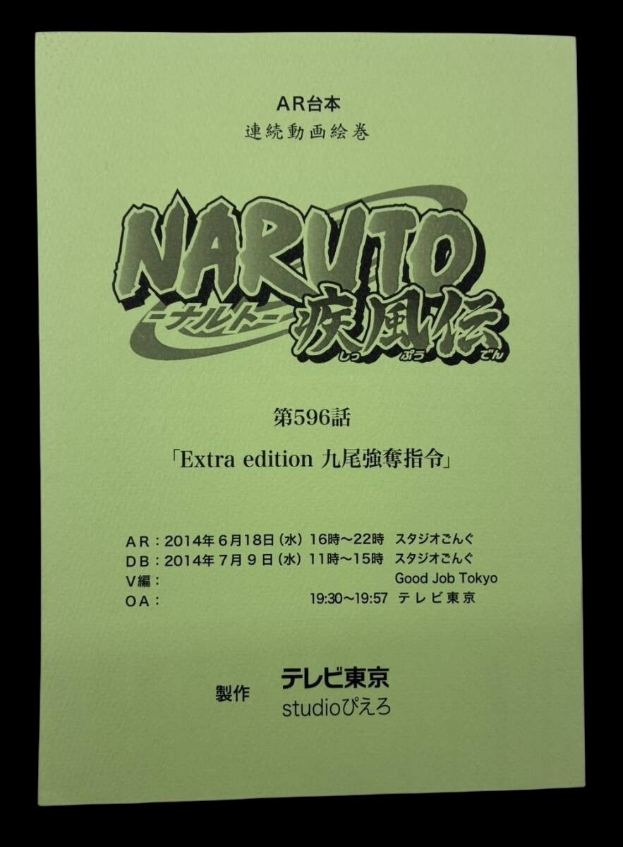 Naruto Shippuden: Script #596 ep #396 "The Three Questions"