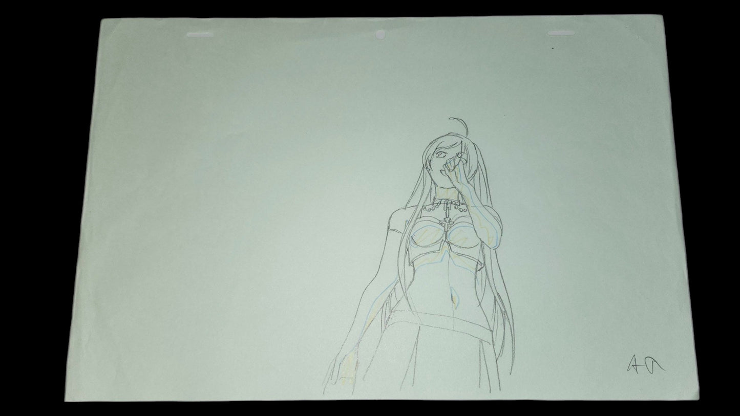 Rosario + Vampire: Opening Moka Akashiya animation OP genga 16 pc lot