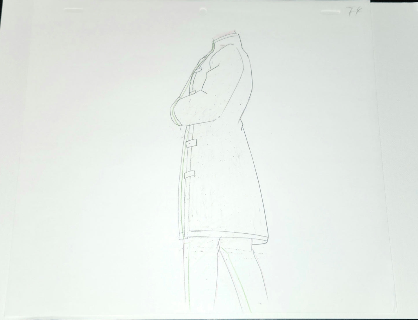 Hunter x Hunter: Kurapika Group shot animation cel with douga 9 pc