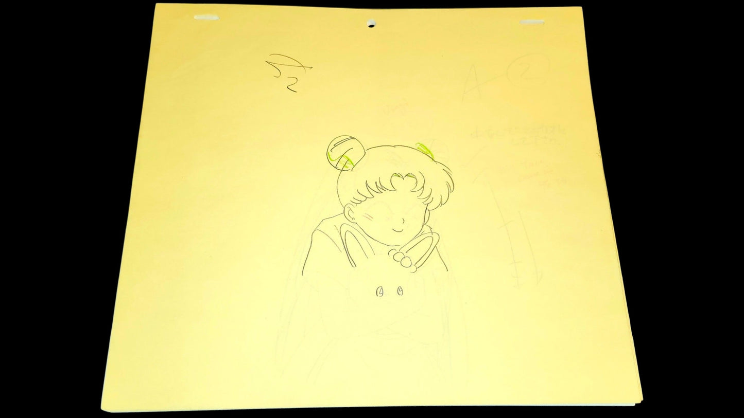 Sailor Moon: Usagi Tsukino animation genga 2 pc