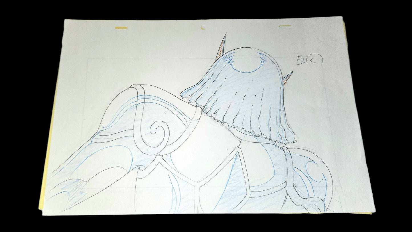 Saint Seiya: The Heaven Chapter - Overture- Shun + Theseus animation genga + douga 26 pc set