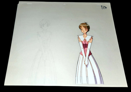 Escaflowne: Hitomi Kanzaki animation cel