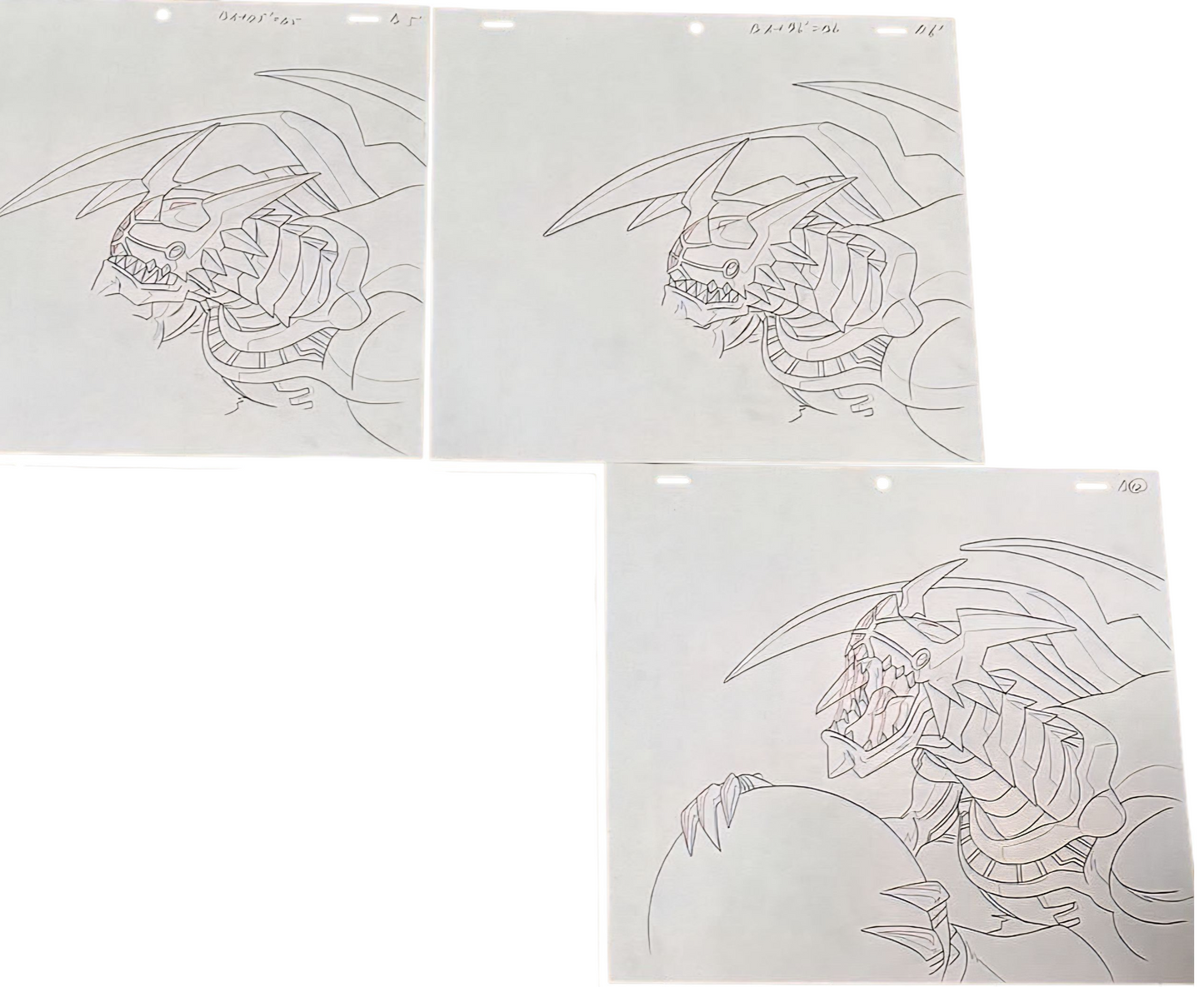 Digimon Frontier Lucemon Satan mode animation douga 3 piece