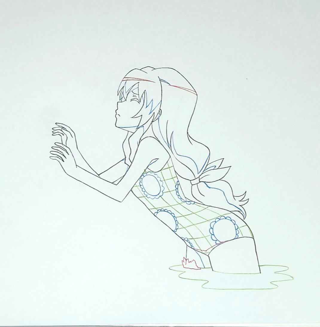 Toradora: Taiga swimsuit animation douga