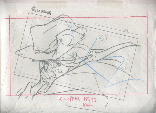 Hellsing Ultimate: animation layout genga
