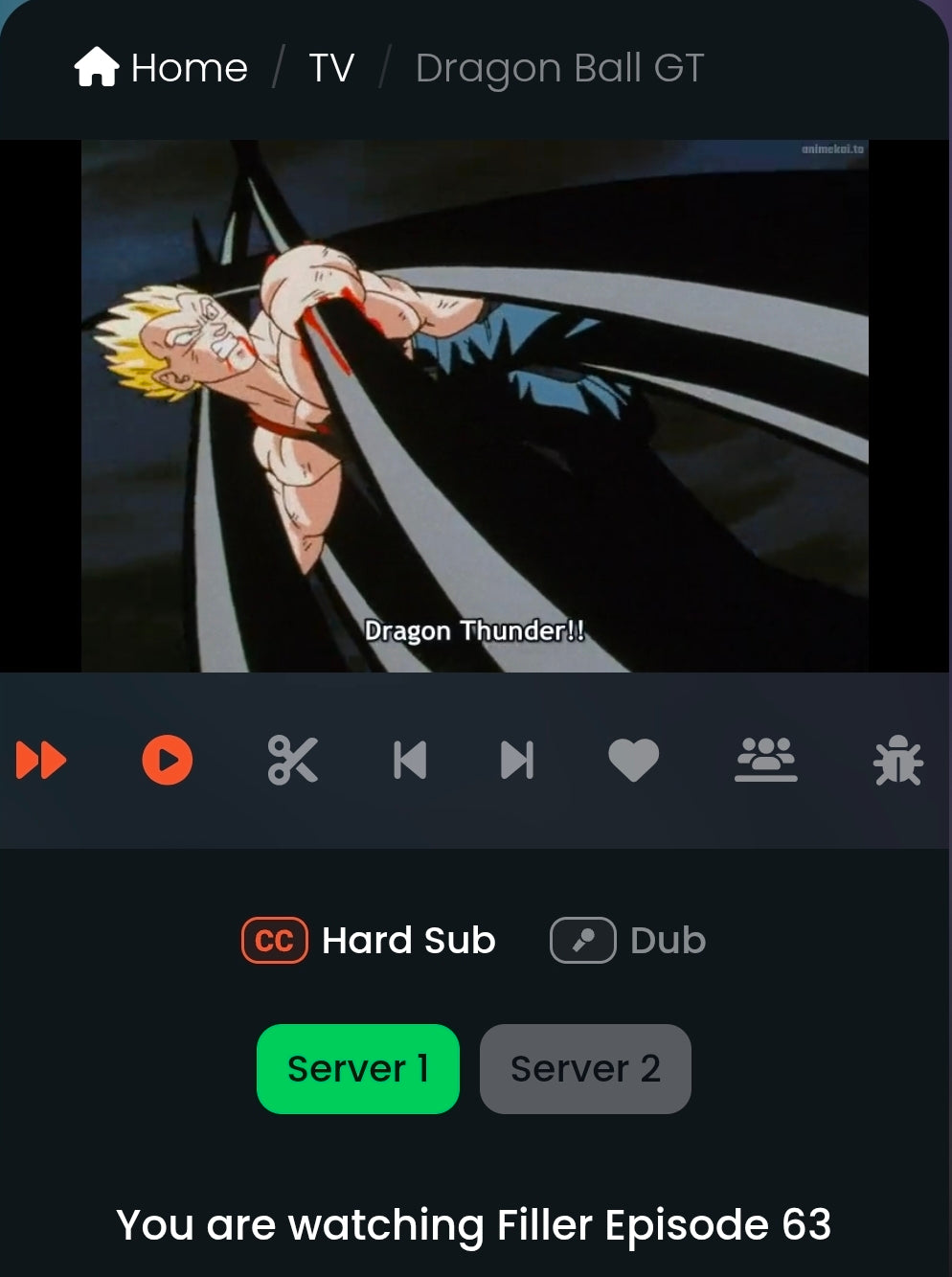 Dragonball GT: SSJ Vegeta animation cel Akira Toriyama