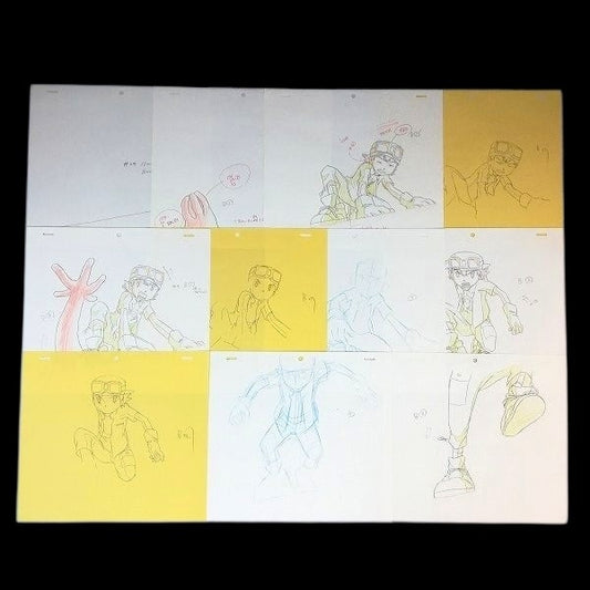 Digimon Frontier: Takuya ep 24 animation genga lot