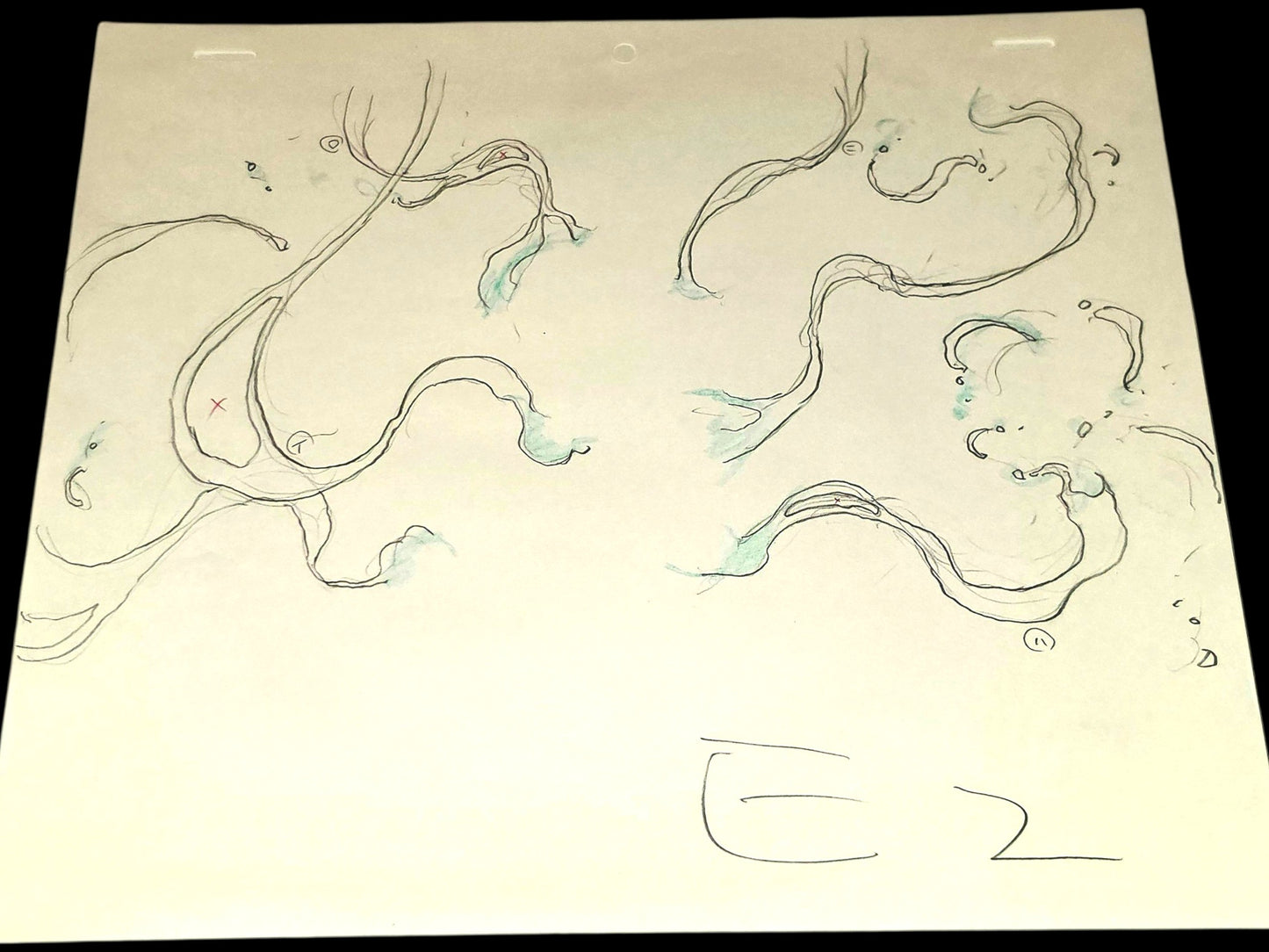 Sailor Moon: Ami Mizuno/Sailor Mercury animation genga 8 pc