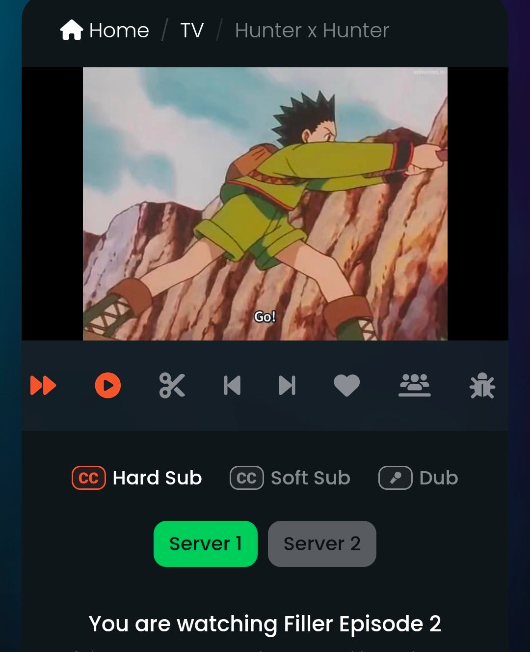 Hunter X Hunter: Gon animation Cel