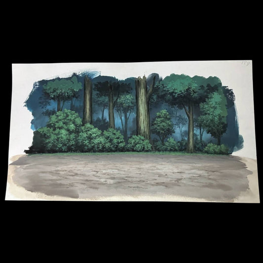 Naruto Shippuden: Hand painted background