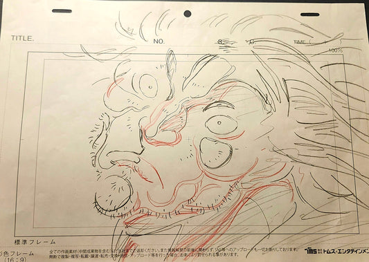 Baki-Dou (ONA 2): Musashi Miyamoto & Mitsunari Tokugawa rough genga