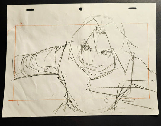Fullmetal Alchemist key animation Genga Ed vs. Fu scene #6