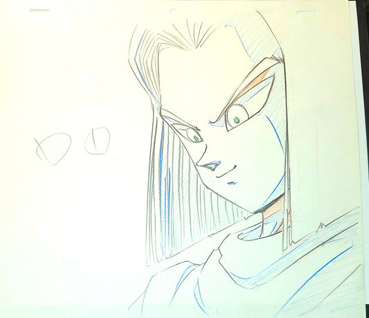 Dragonball z: Android 17 animation genga